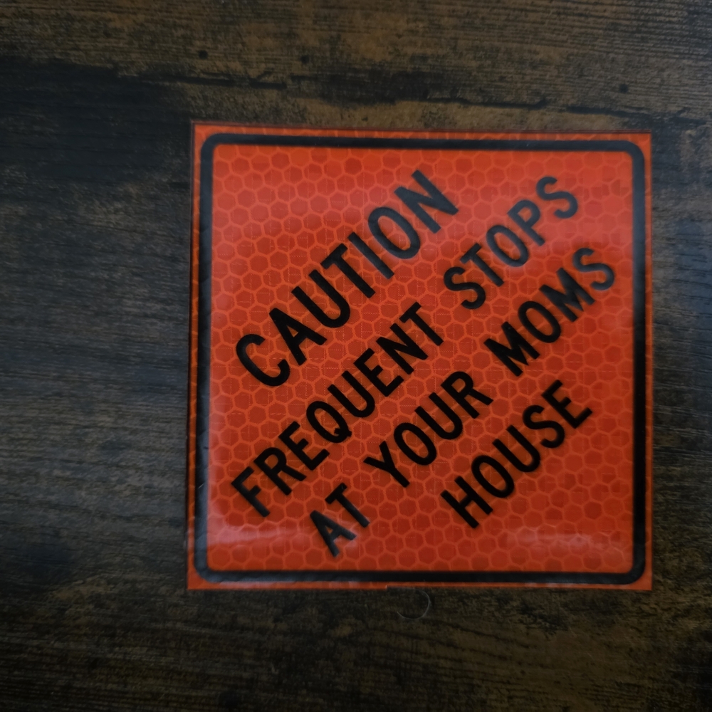 Reflective HumourousSticker